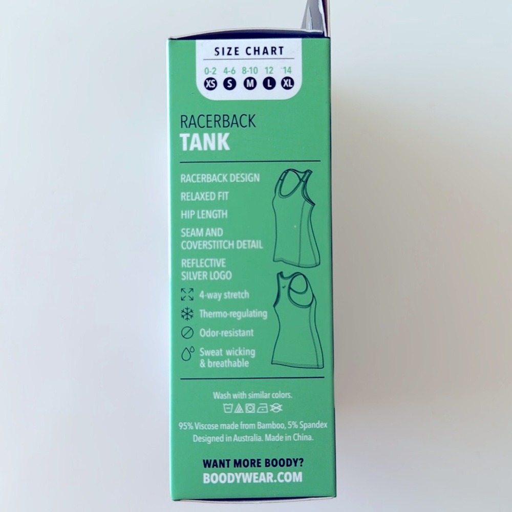 BOODY Active Racerback Tank - Picture 2 of 3